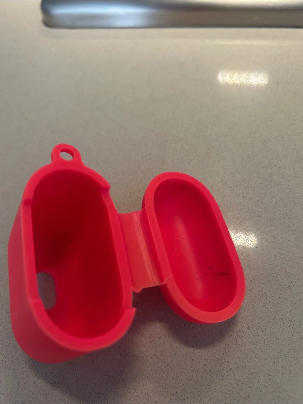 Pink Silicone Earbud Charging Case Cover for True Wireless Earbuds